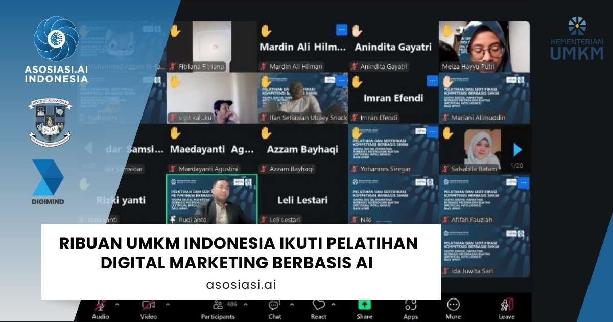 Ribuan UMKM Indonesia Ikuti Pelatihan Digital Marketing Berbasis AI 