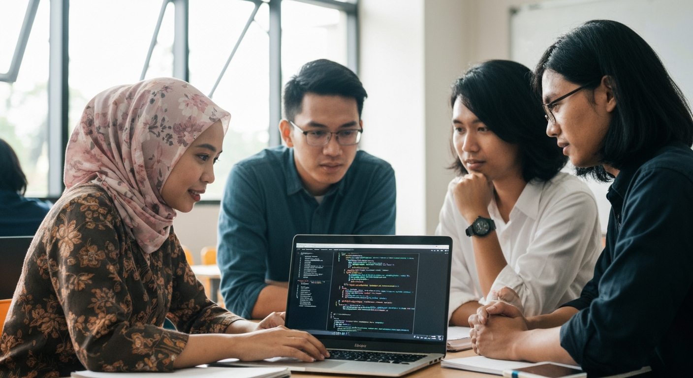 Claude di Indonesia: Mengurai Dampak Disrupsi AI pada Ekonomi, Pendidikan, dan Etika - Ilustrasi