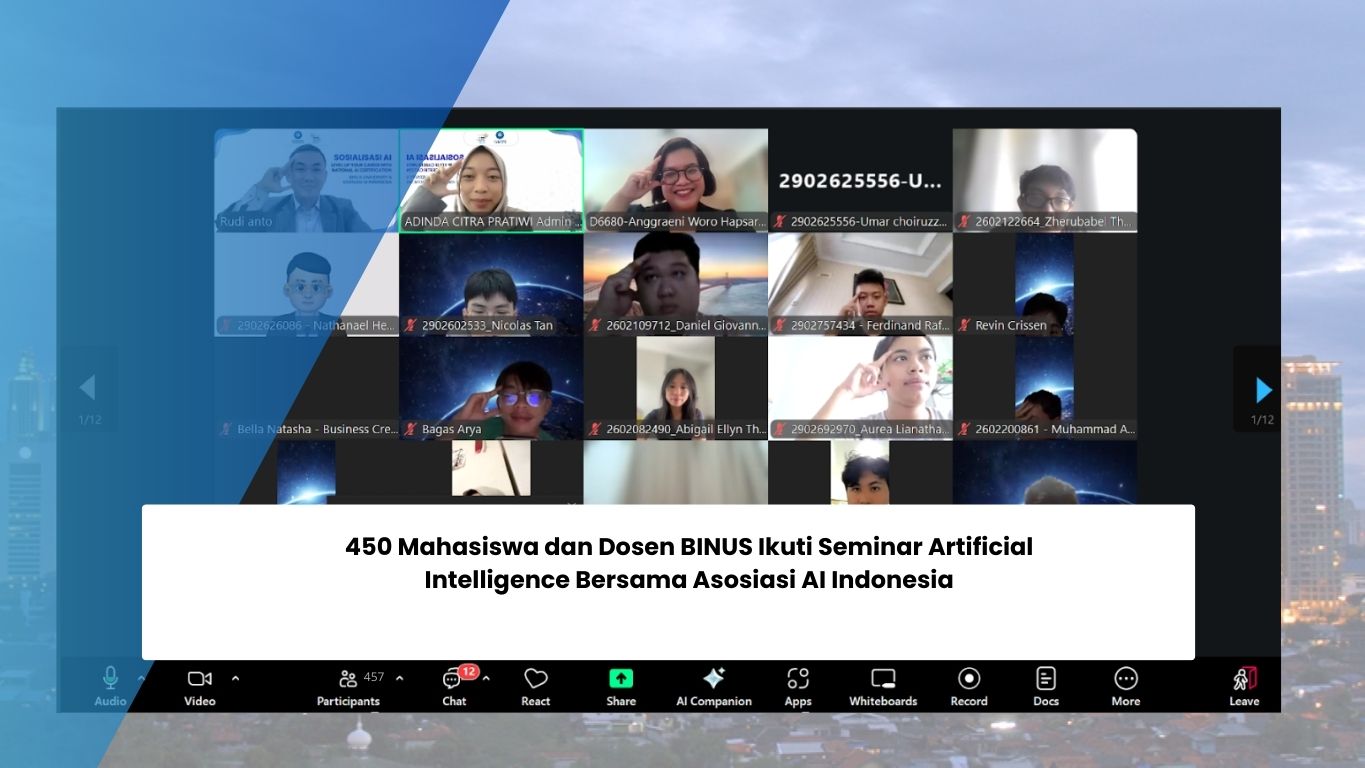 450 Mahasiswa dan Dosen BINUS