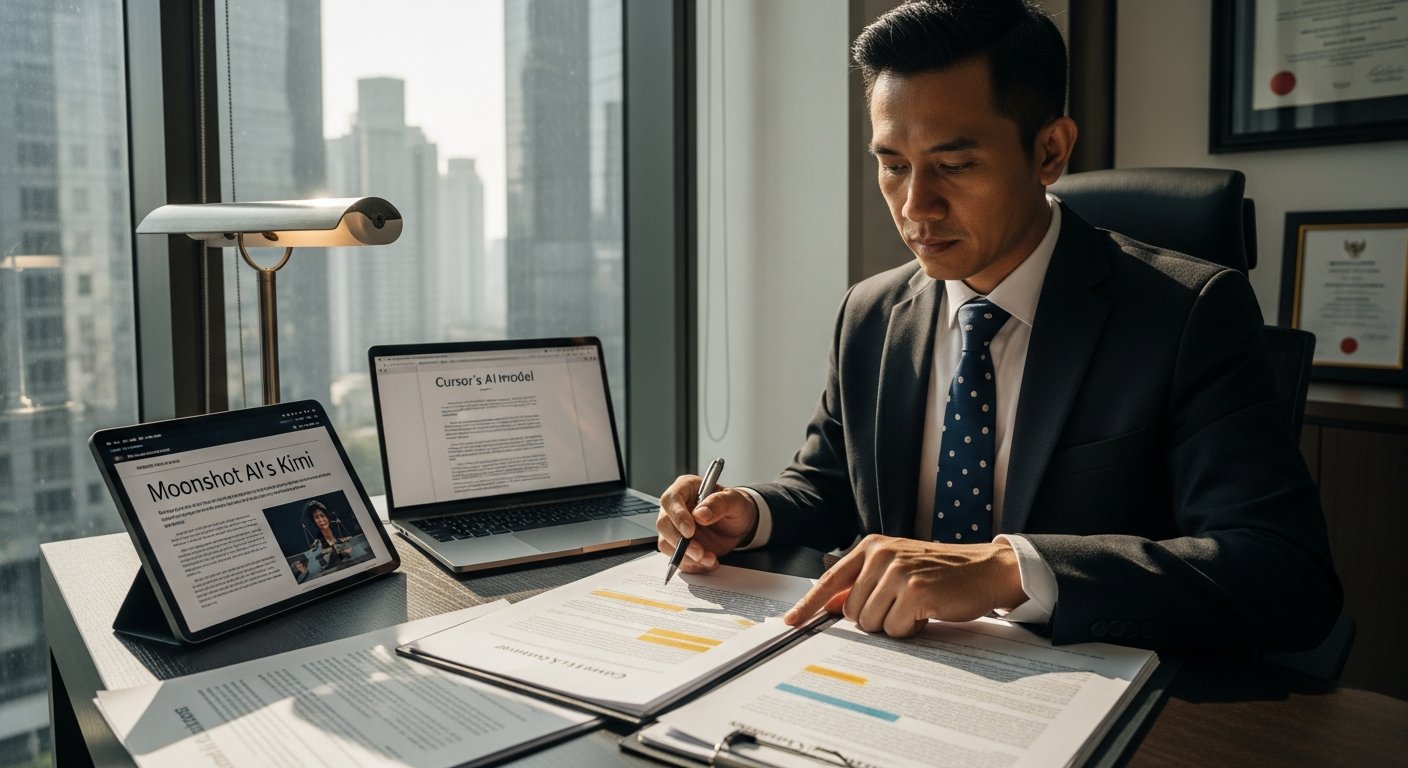 Cursor Akui Model Coding Baru Dibangun di Atas Kimi Milik Moonshot AI: Implikasi Bagi Pengembang Indonesia? - Ilustrasi