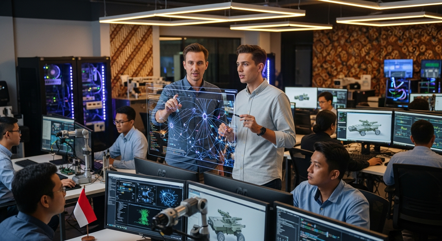 Ancaman 'Red Lines' Anthropic: Risiko Keamanan Nasional dan Ketergantungan AI Asing Bagi Indonesia - Ilustrasi