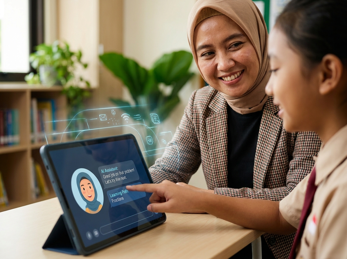 Modul 5 tutor virtual AI untuk guru - cara belajar AI pendampingan siswa