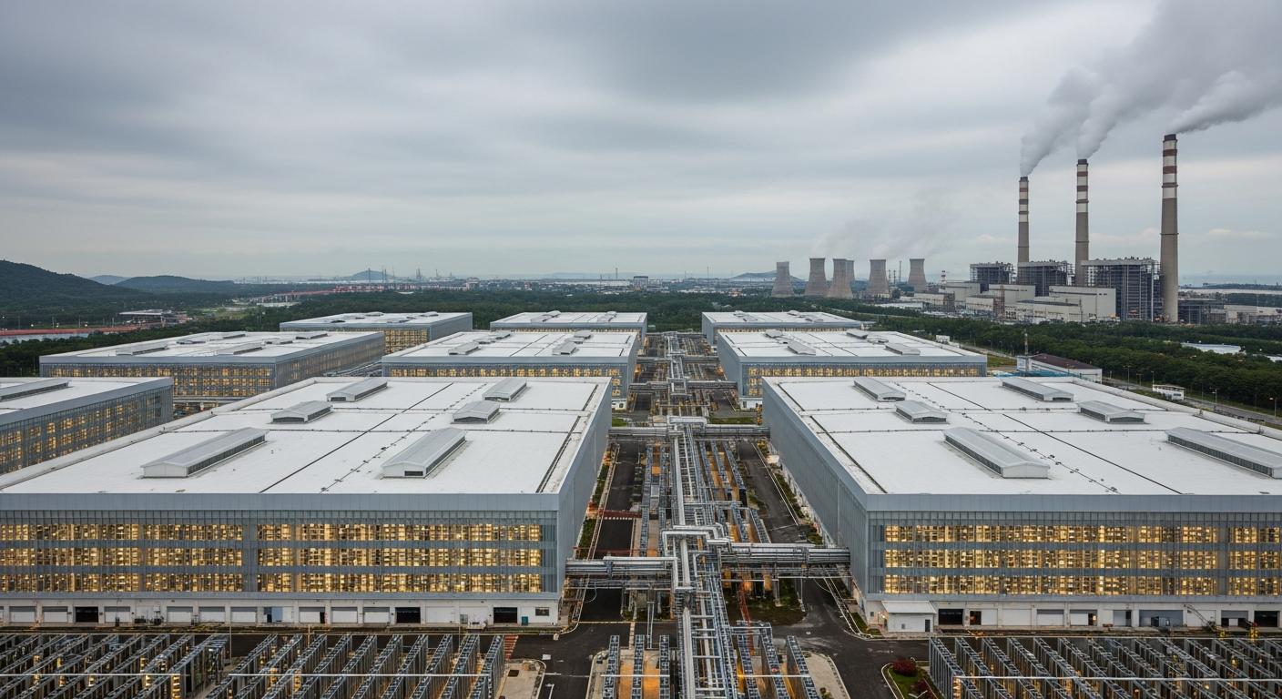 Awan Mendung di Balik Gemerlap AI: Jejak Karbon Tersembunyi dari Pembangkit Listrik Gas untuk Pusat Data - Image 1