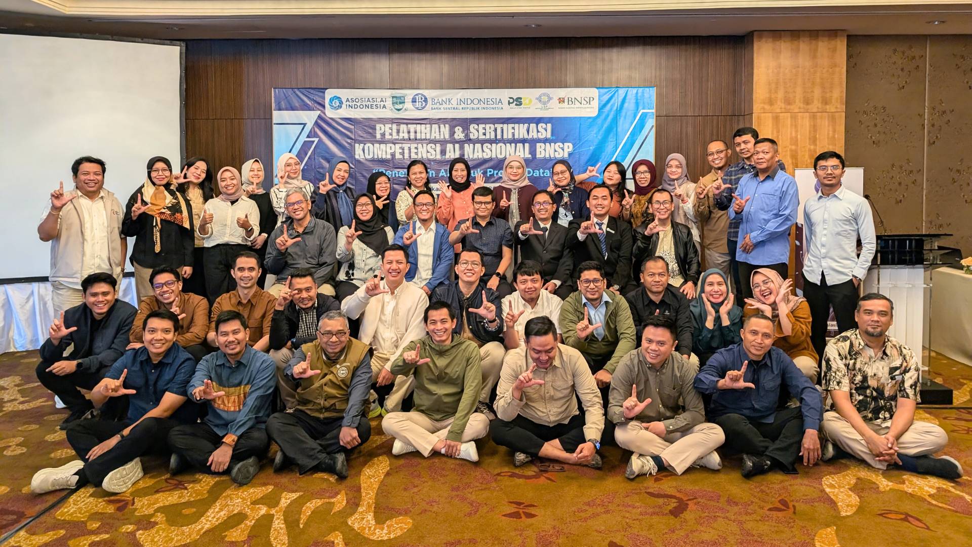Dokumentasi pelatihan Asosiasi AI Indonesia