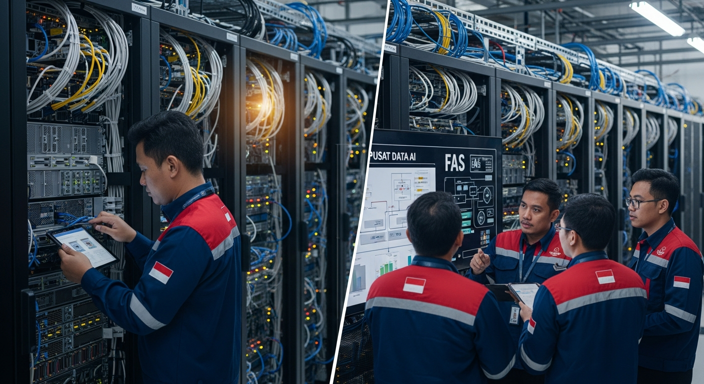 Jalur Prioritas Listrik untuk Pusat Data AI: Investigasi Implikasi Kebijakan dan Keadilan Energi di Indonesia - Ilustrasi