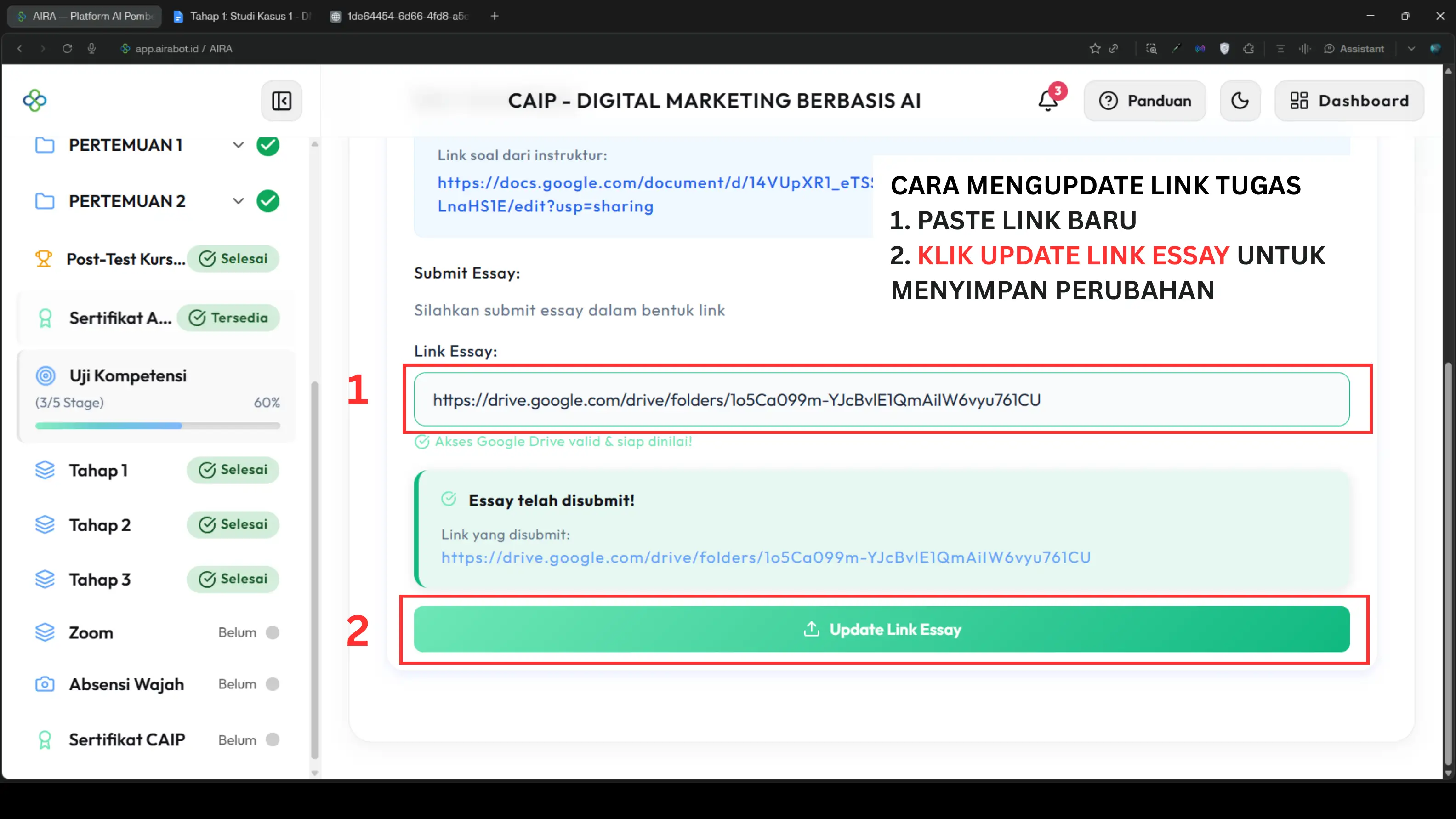 Screenshot langkah 6: "Tugas 3 Hari" Gelar Non-Akademik Itu Apa Saja?