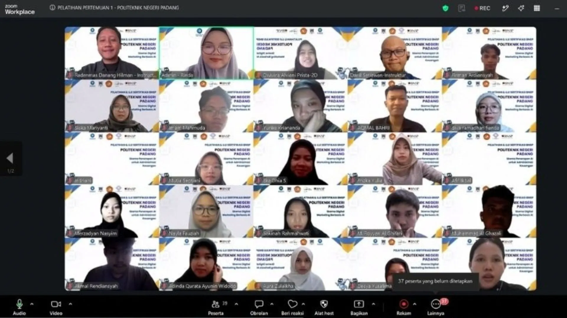 Kolaborasi Pelatihan dan Sertifikasi AI Politeknik Negeri Padang Resmi Terlaksana