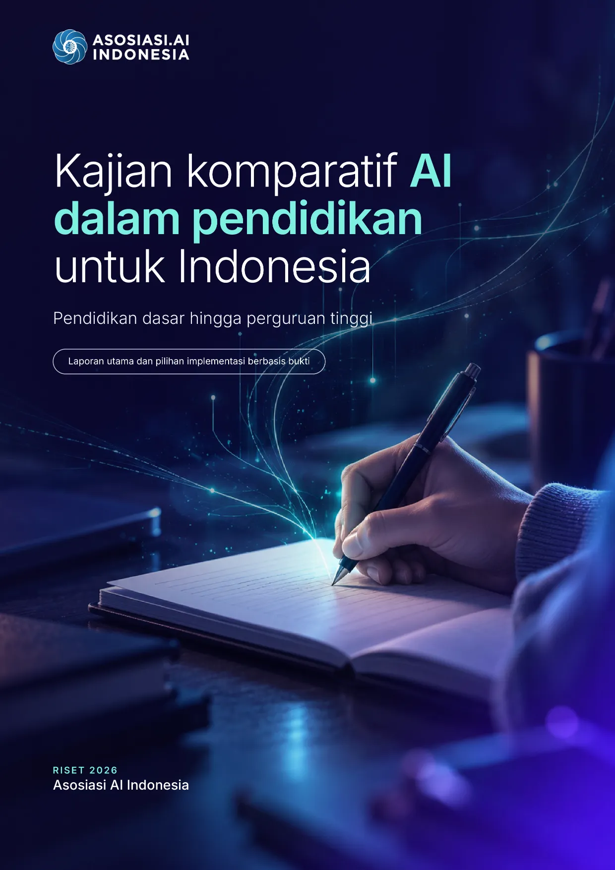 Cover riset Kajian Komparatif AI dalam Pendidikan untuk Indonesia